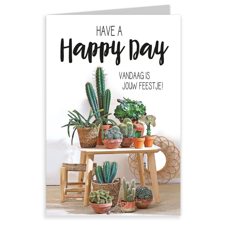 Urban Jungle - Have a HAPPY DAY!   -   Vandaag is het jouw F