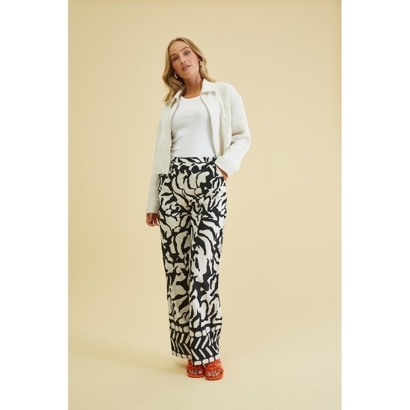 DSMaya High Waisted Printed Ankle Pant