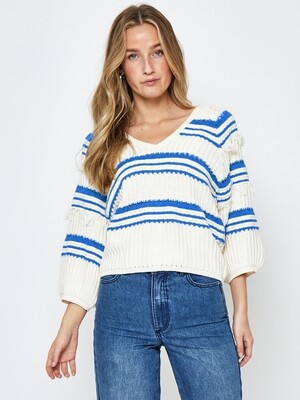 DSIgnia V-Neck Knit Pullover