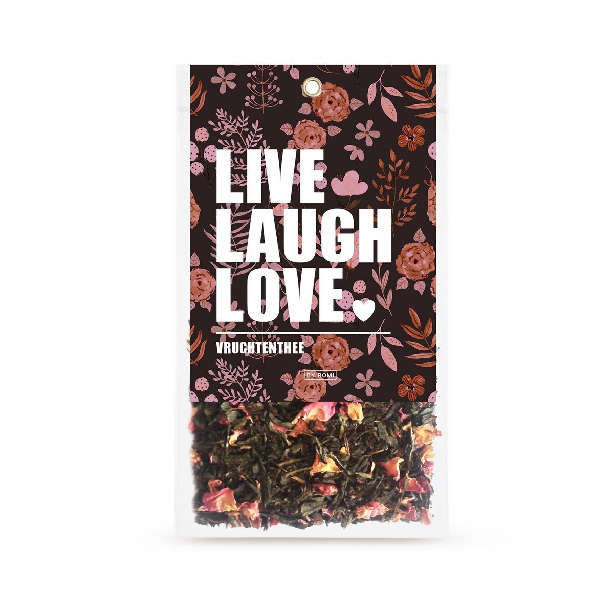 Vruchtenthee in zakje / Live laugh love