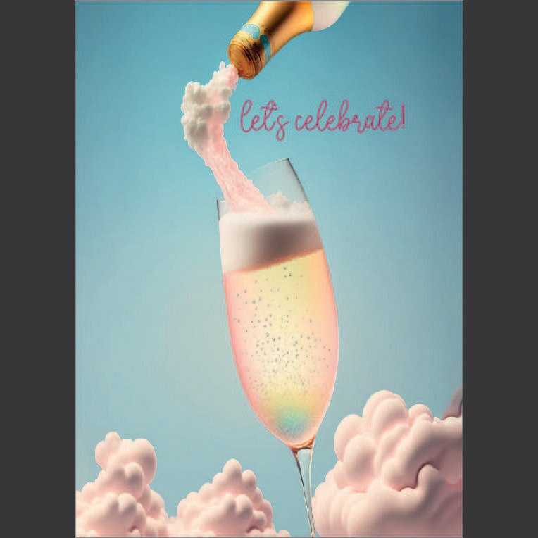 Kaart Let&#39;s celebrate