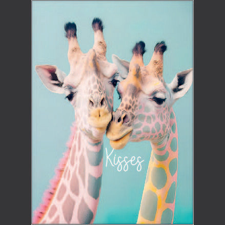 Giraf kisses