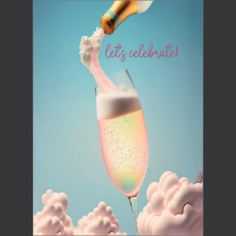 Kaart Let&#39;s celebrate