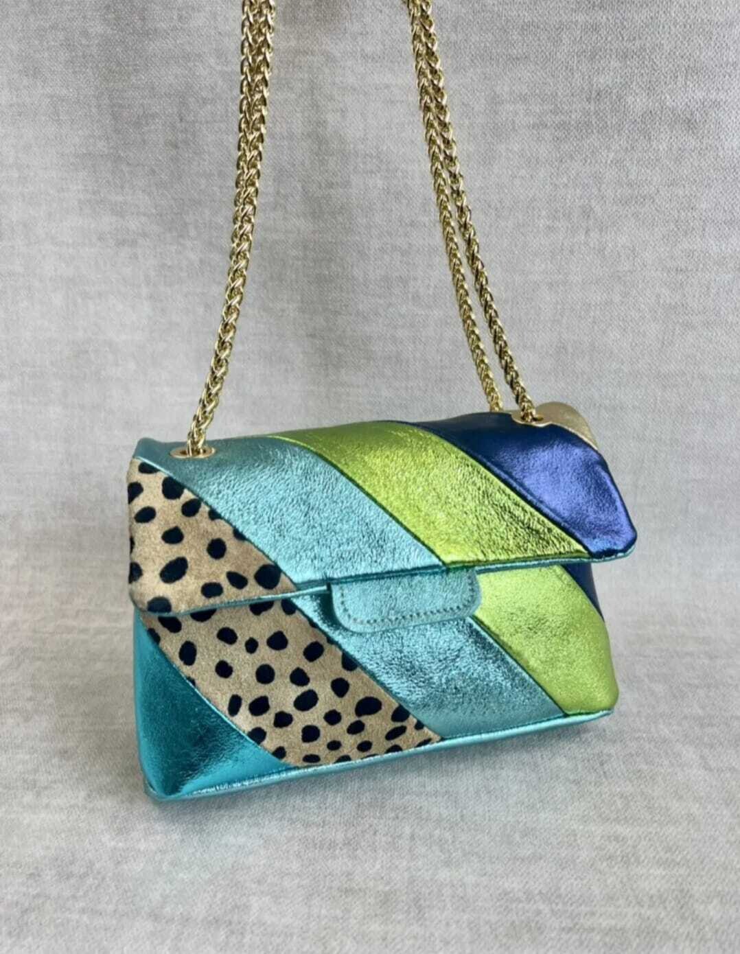 Leren tas &#39;Rainbow&#39; - 10