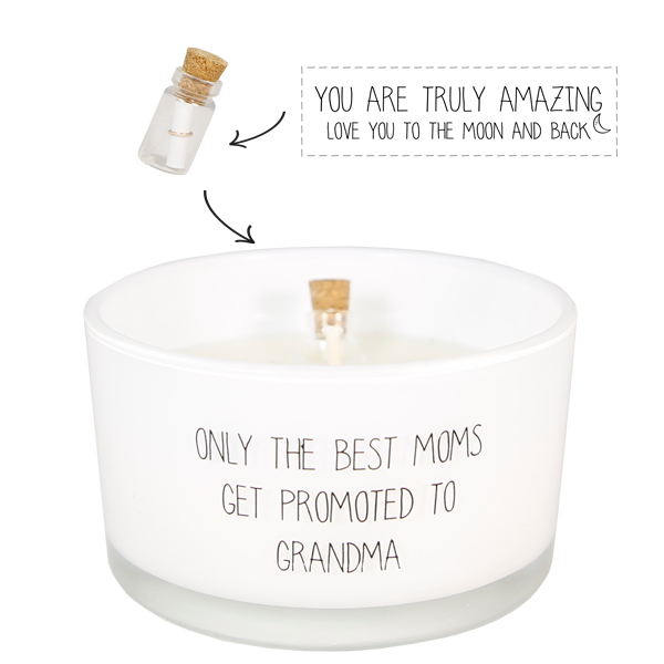 FLESSENPOST KAARS - Only the best moms get promoted to grandma