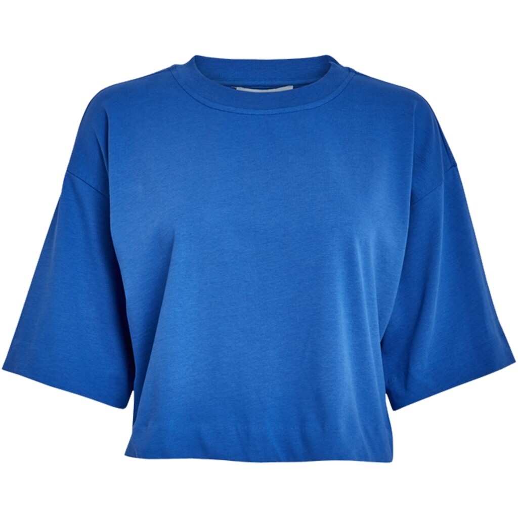 MSGamma Cropped T-shirt, Maten: XS, Kleur: 2060 Olympian Blue