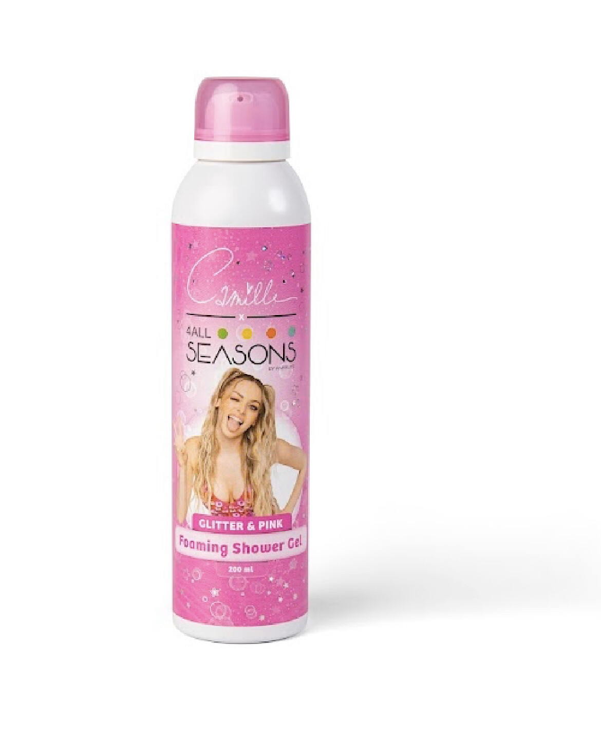 Foaming Shower Gel Camille Pink &amp; Glitter 200ml