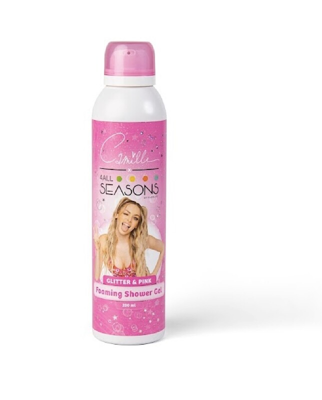 Foaming Shower Gel Camille Pink &amp; Glitter 200ml