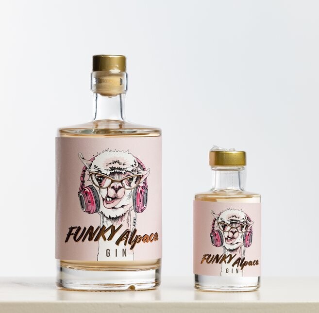 ​FUNKY ALPACA GIN, Hoeveelheid: 100ml