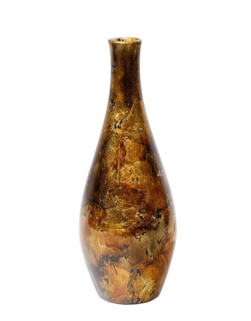 Dazzle Vaas Koper, Goud 35cm