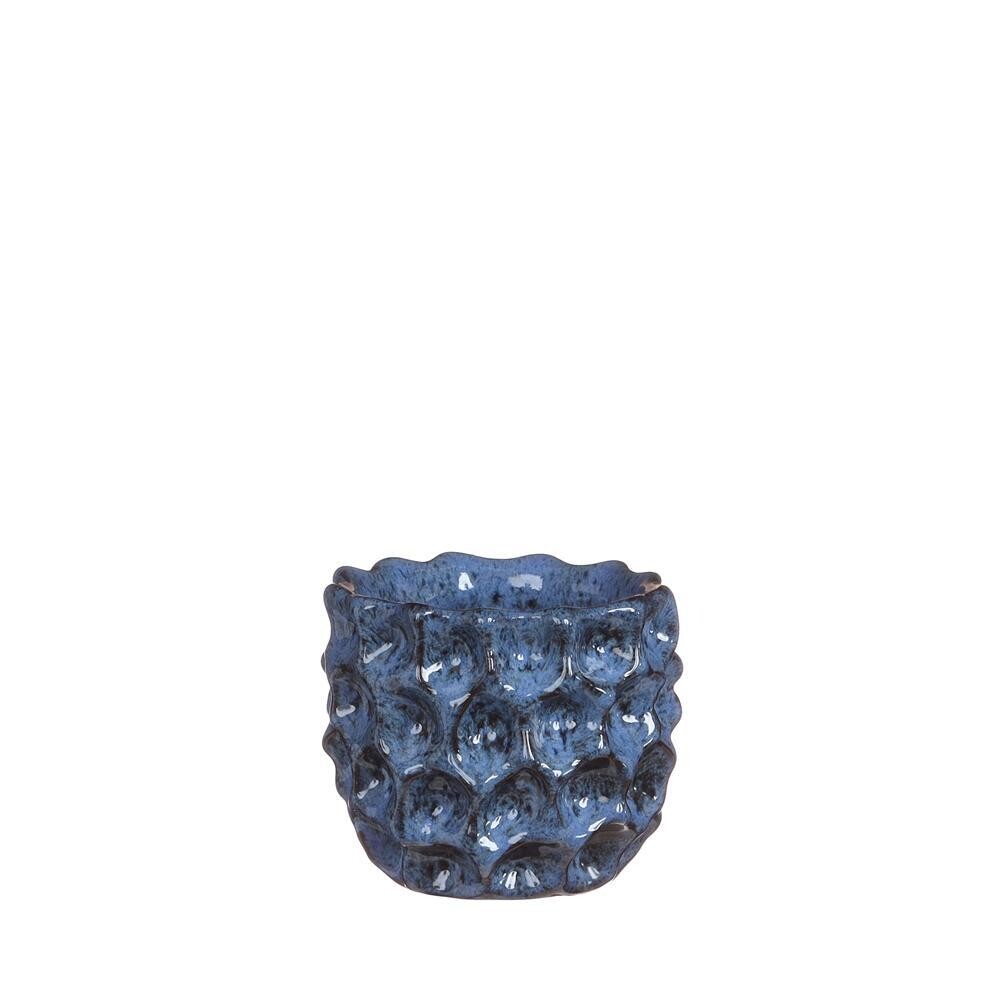 Pot Dented Blauw Ø10 X 9,5