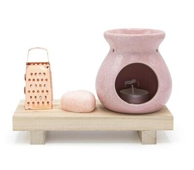 With love, Seizoens-giftbox aroma Vesuvius pink w. rose