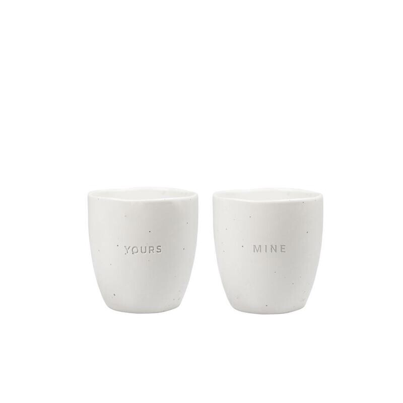 Mok Yours - Mine, Set Van 2, 175 ml