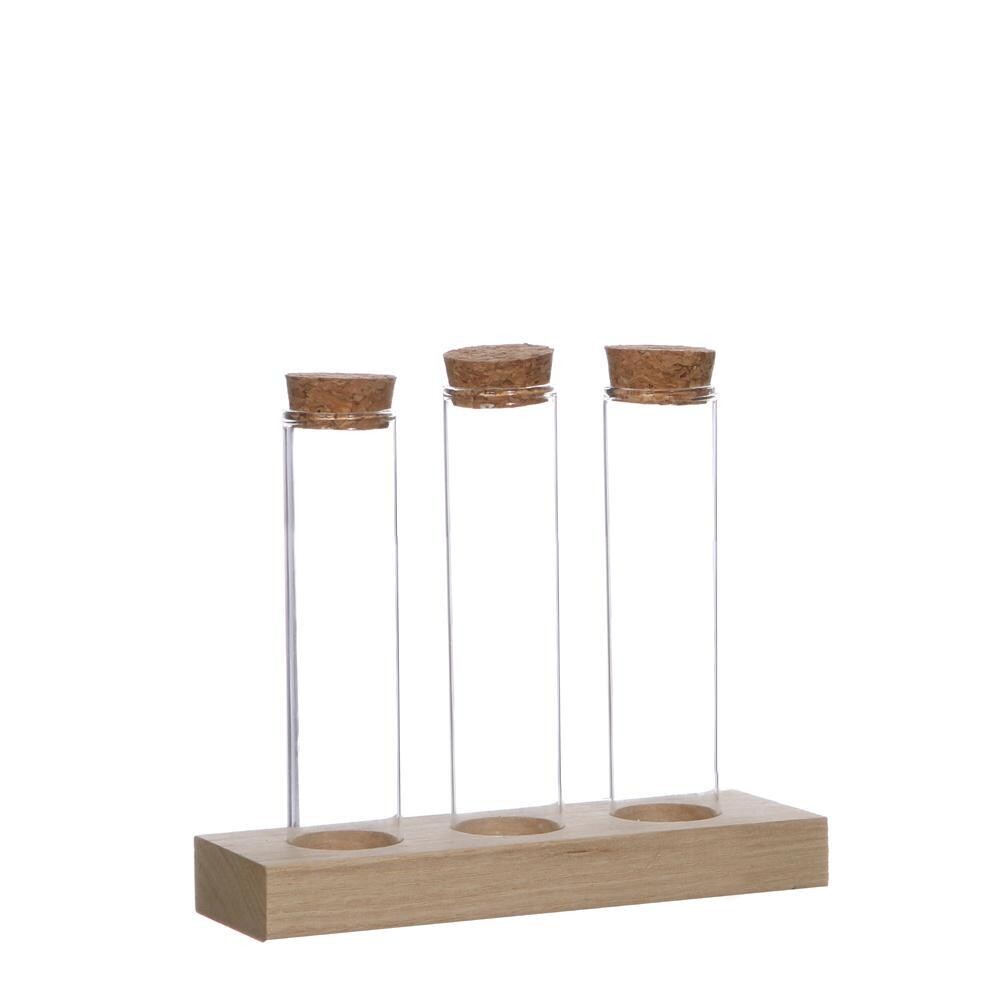 Glazen Buisjes Met Kurk 15 X Ø3 Cm