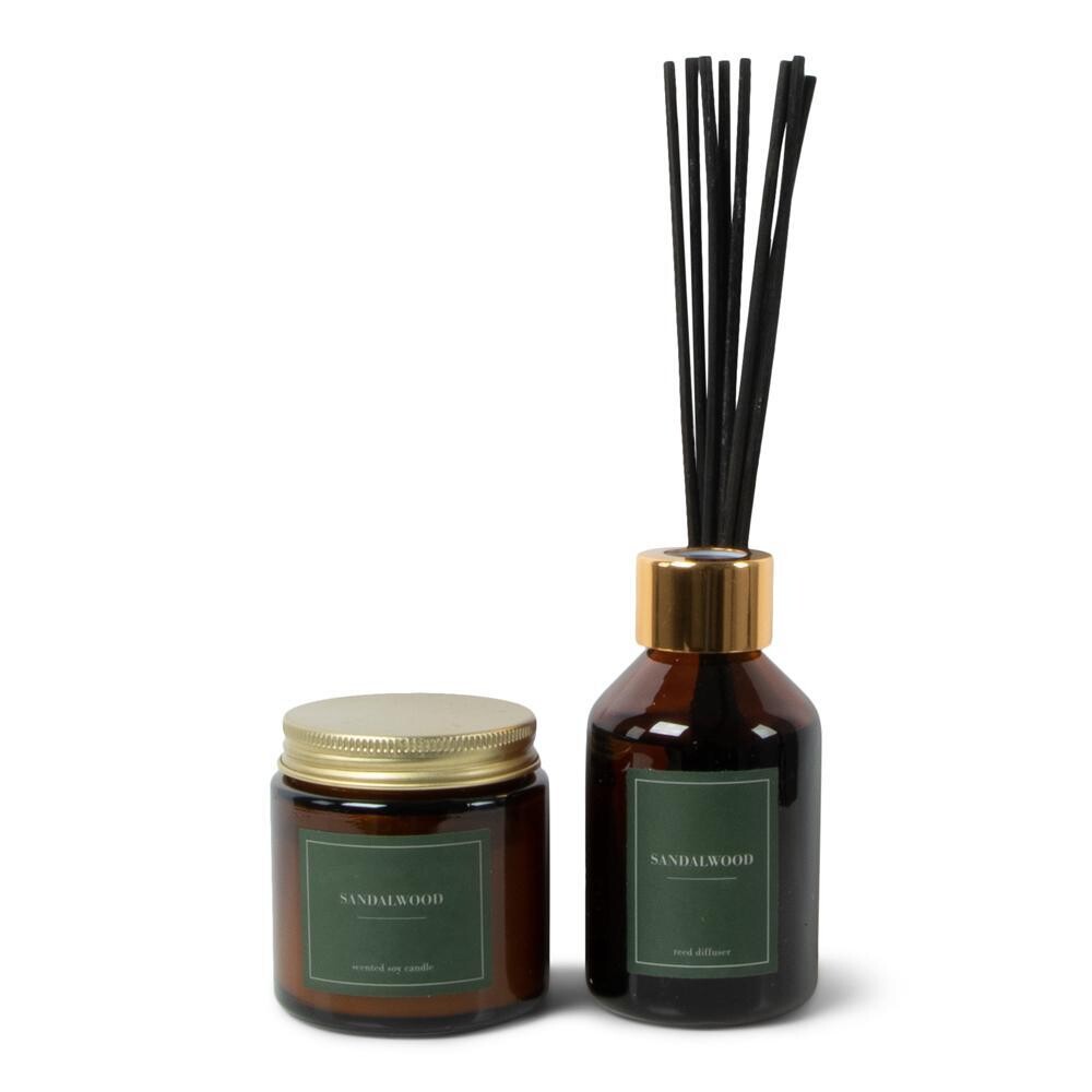 Geurkaars &amp; Geurstokjes Giftbox Groen
