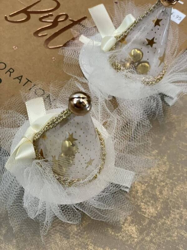 Princess Costume - Mini hoedje op speld