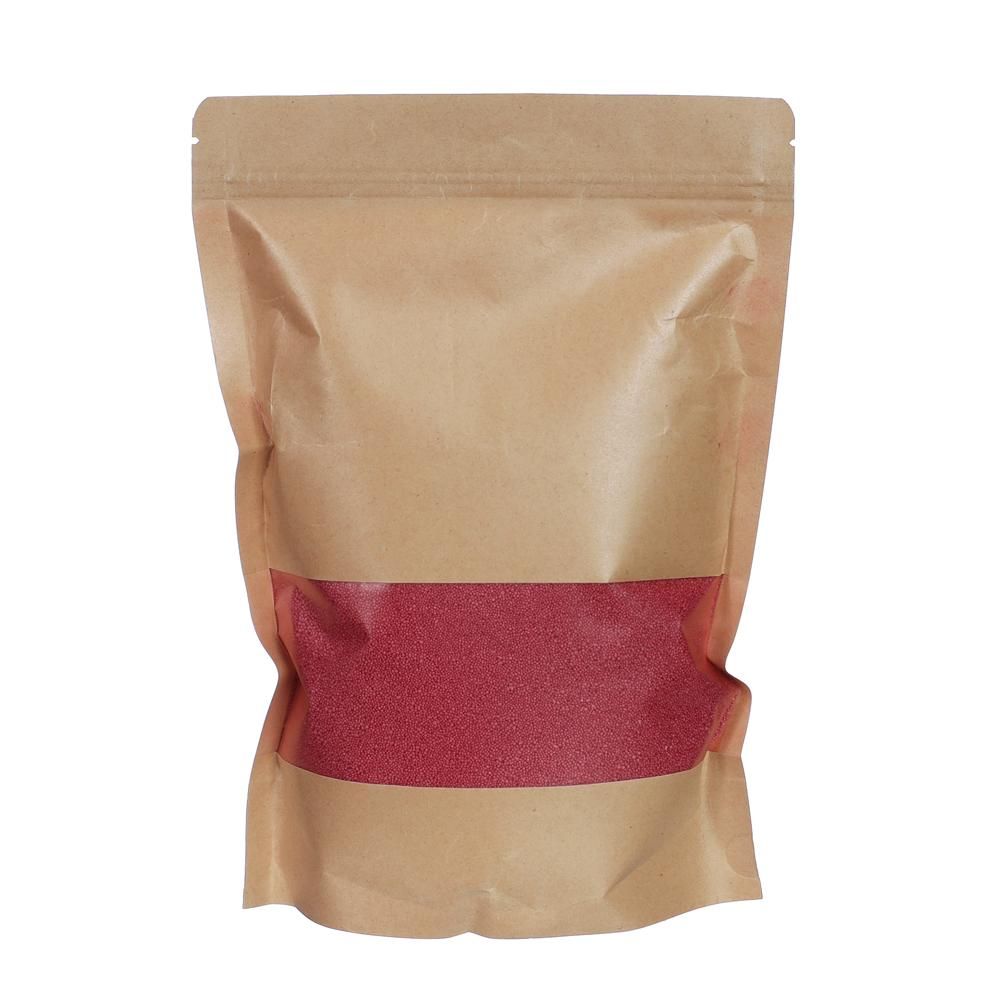 Parelzand Kaars Rood 400gr