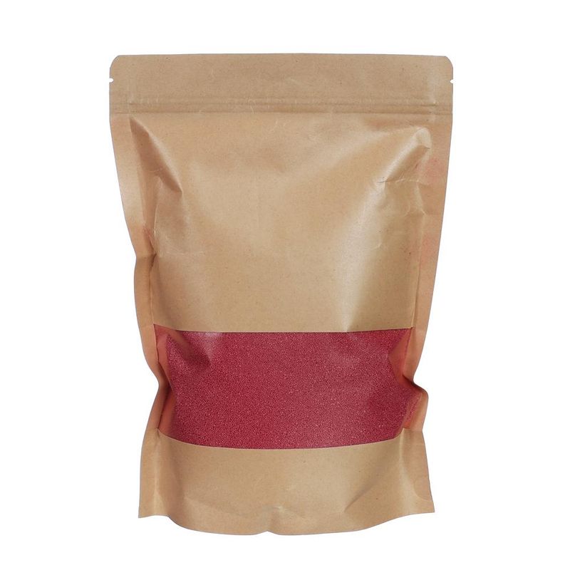 Parelzand Kaars Rood 400gr