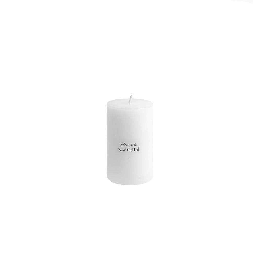 Pillar Candle - You are wonderful