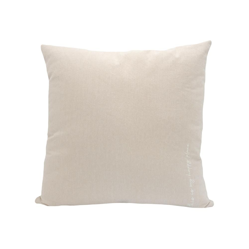 Pillow Pax taupe - This is my happy place