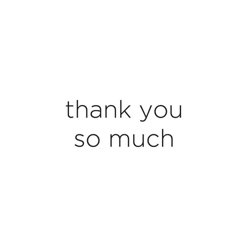 Pillar Candle - Thank you so much