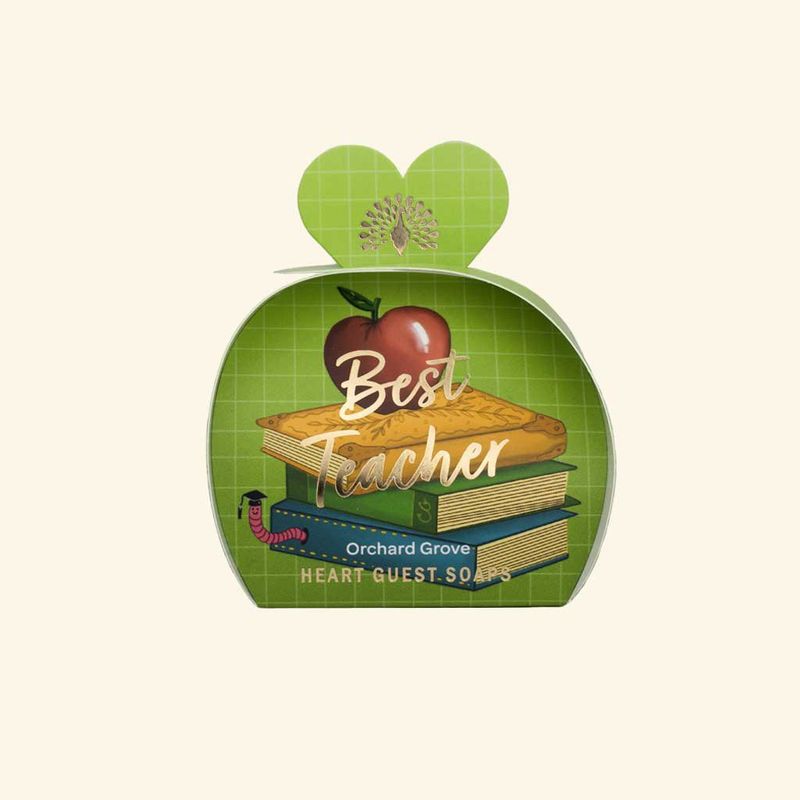 Hartjesvormige zeep 3 stuks van 20 gram - Best Teacher - Orchard Grove