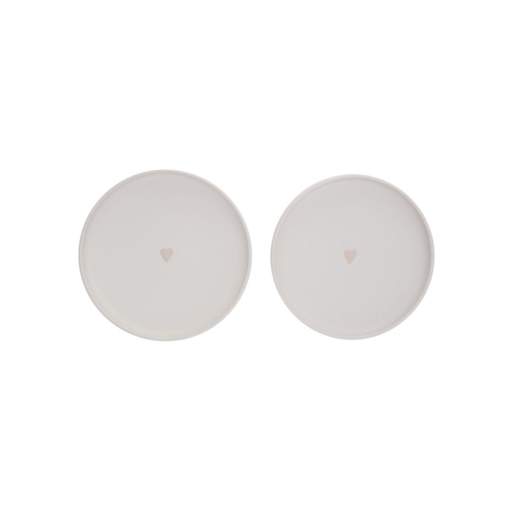 Heart Cake Plates Hester, set of 2