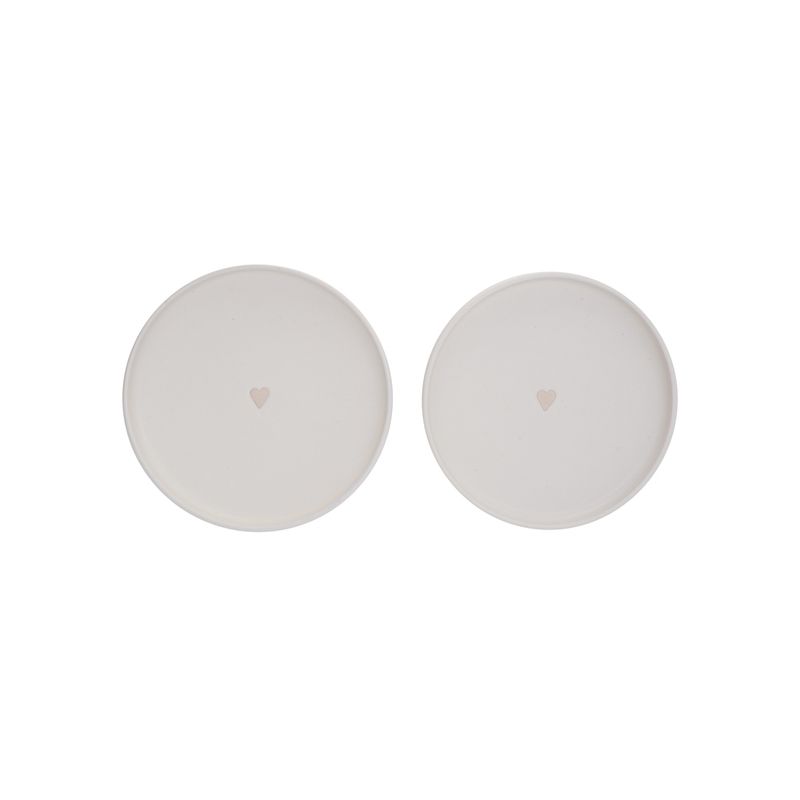 Heart Cake Plates Hester, set of 2