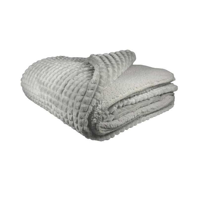 Plaid Puk light grey