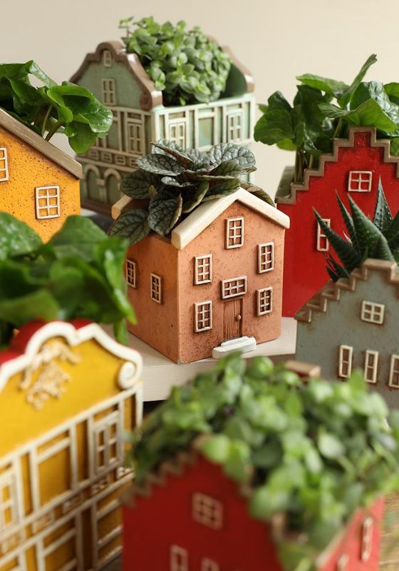 Decoratie Huisjes Curacao L