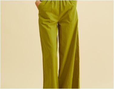 DSLucy Linen Pant, Maat: 36, Kleur: 3209 Golden Lime