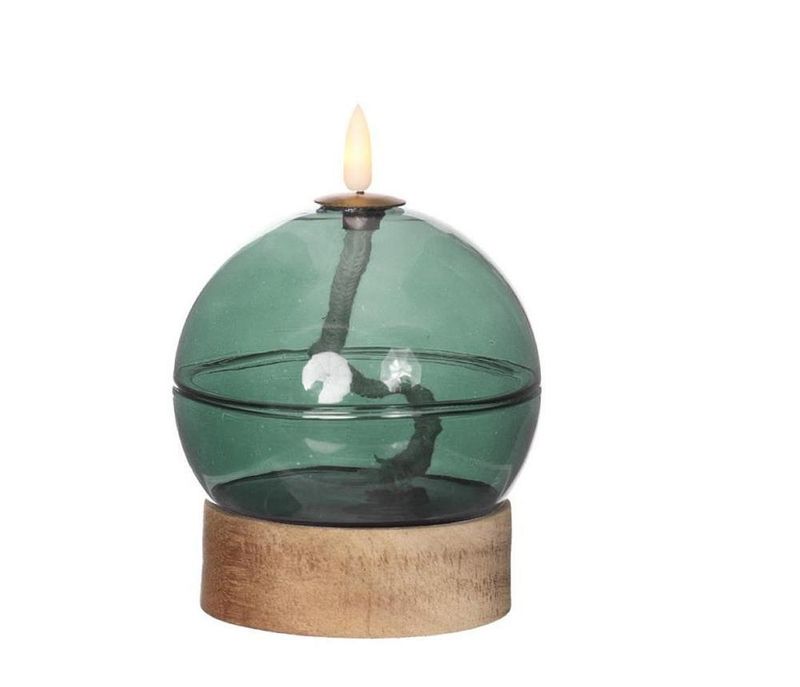Led olielamp L donkergroen
