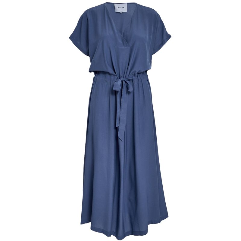 Lucie V-Neck Short Sleeve Midi Dress