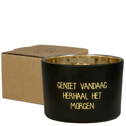 SOJAKAARS - GENIET VANDAAG HERHAAL HET MORGEN