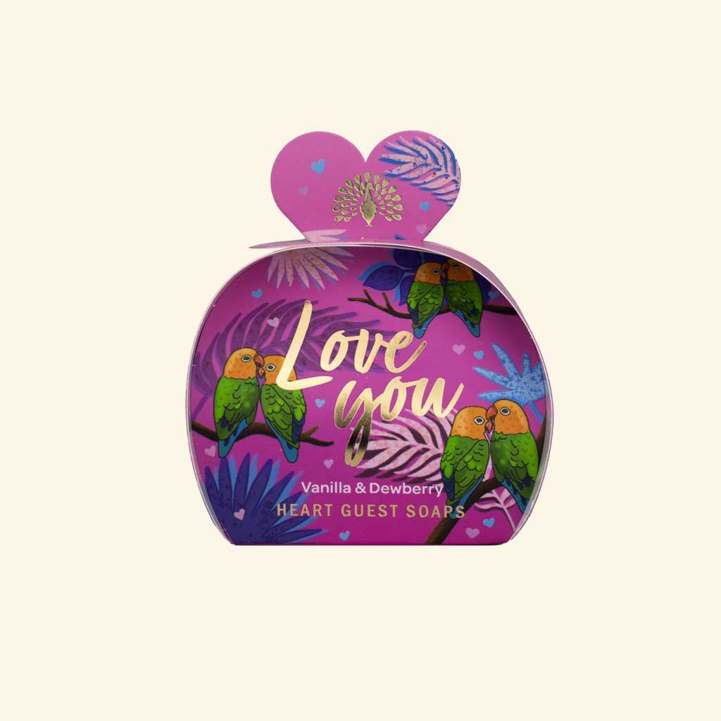 ENGLISH SOAP  3x20g - Love You - Vanilla &amp; Dewberry