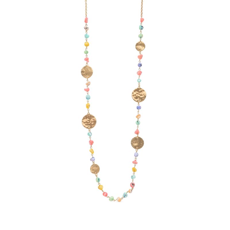 Lange ketting multicolor