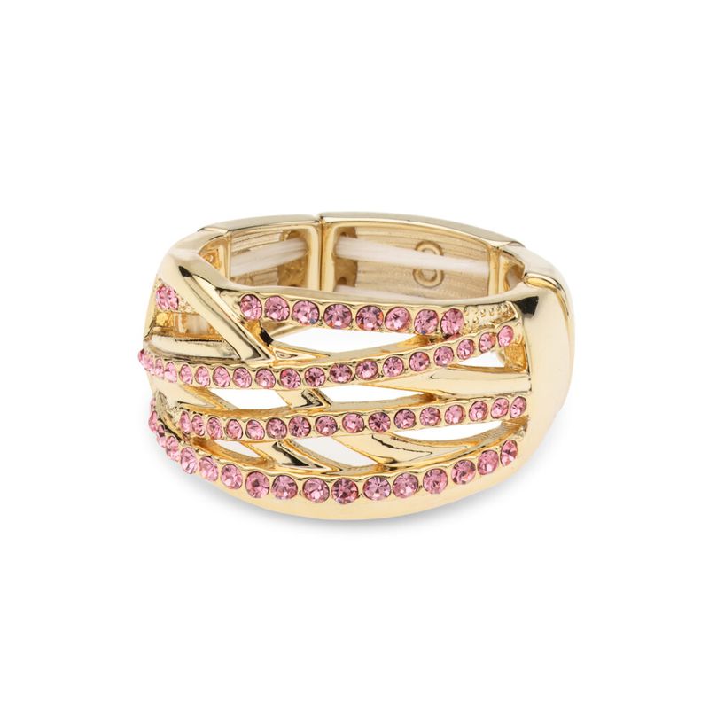 Elastische ring roze