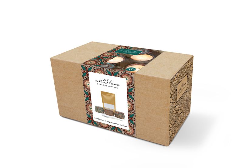 Parelzand Giftbox With love roze