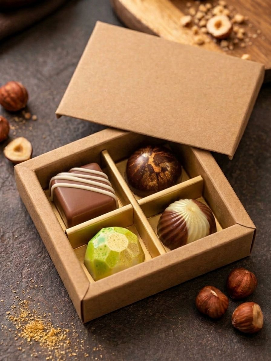 Doosje van 4 pralines