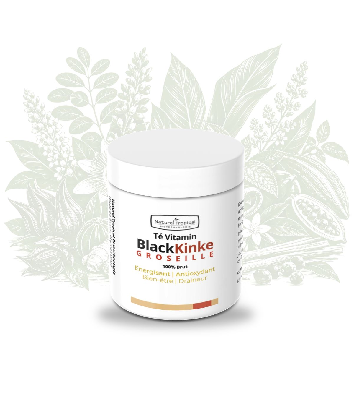 Té Vitamin BlackKinke Groseille Té Vitamin BlackKinke Groseille