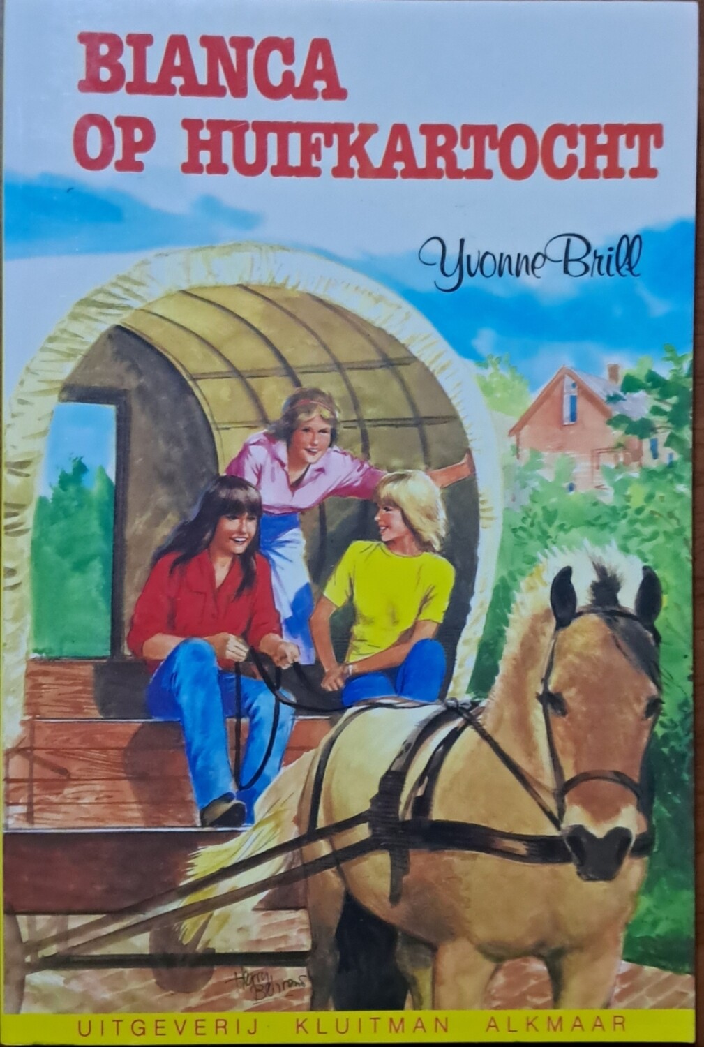 Bianca op huifkartocht 45