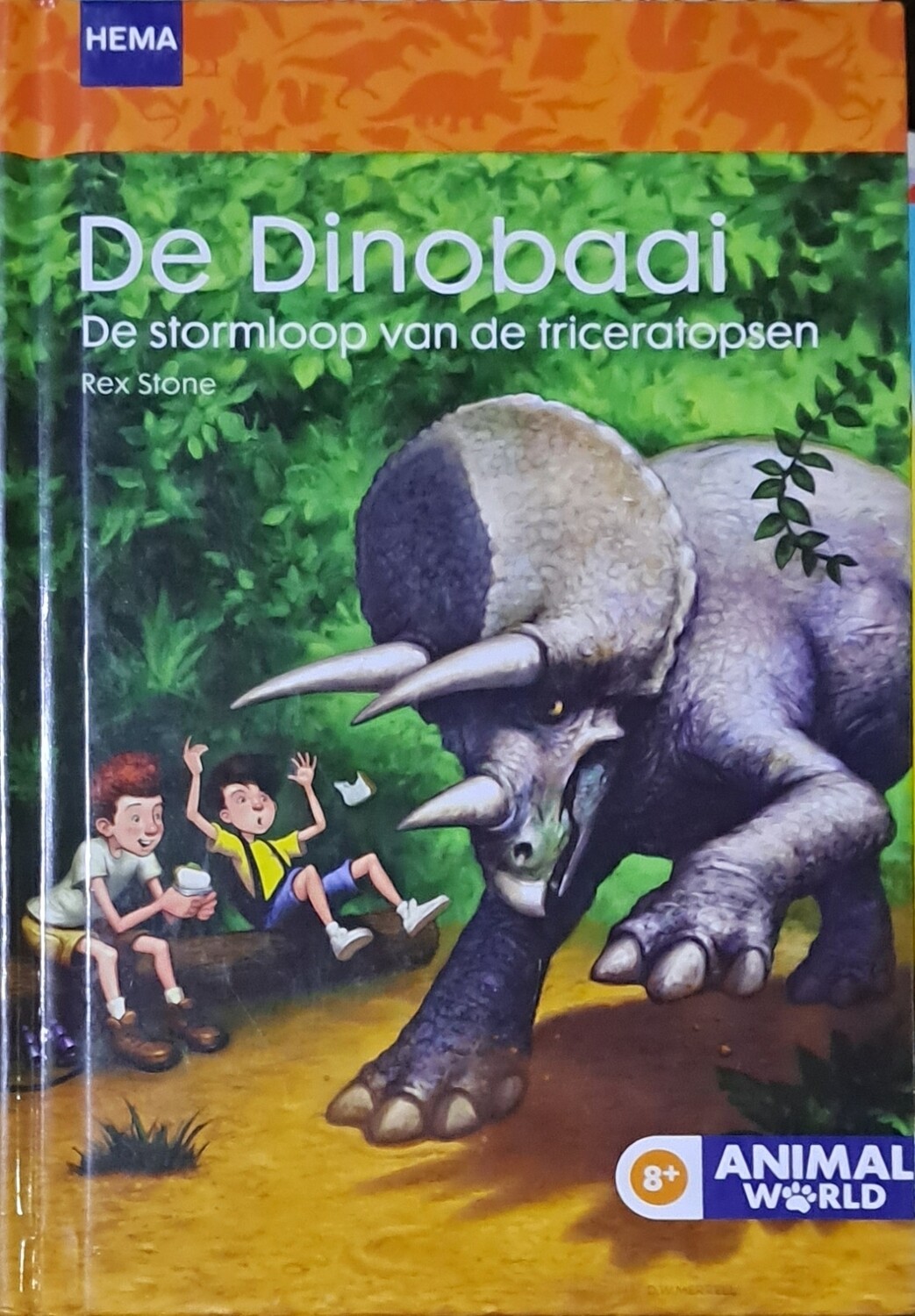 De dinobaai de stormloop van de triceratopsen. 42