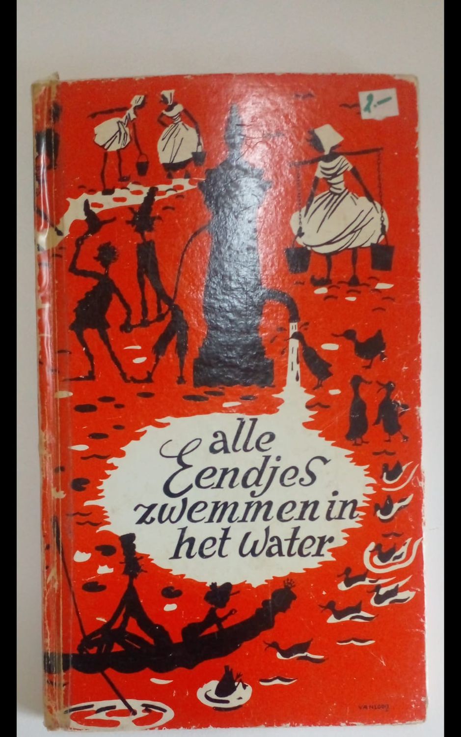 Alle eendjes zwemmen in het water 58