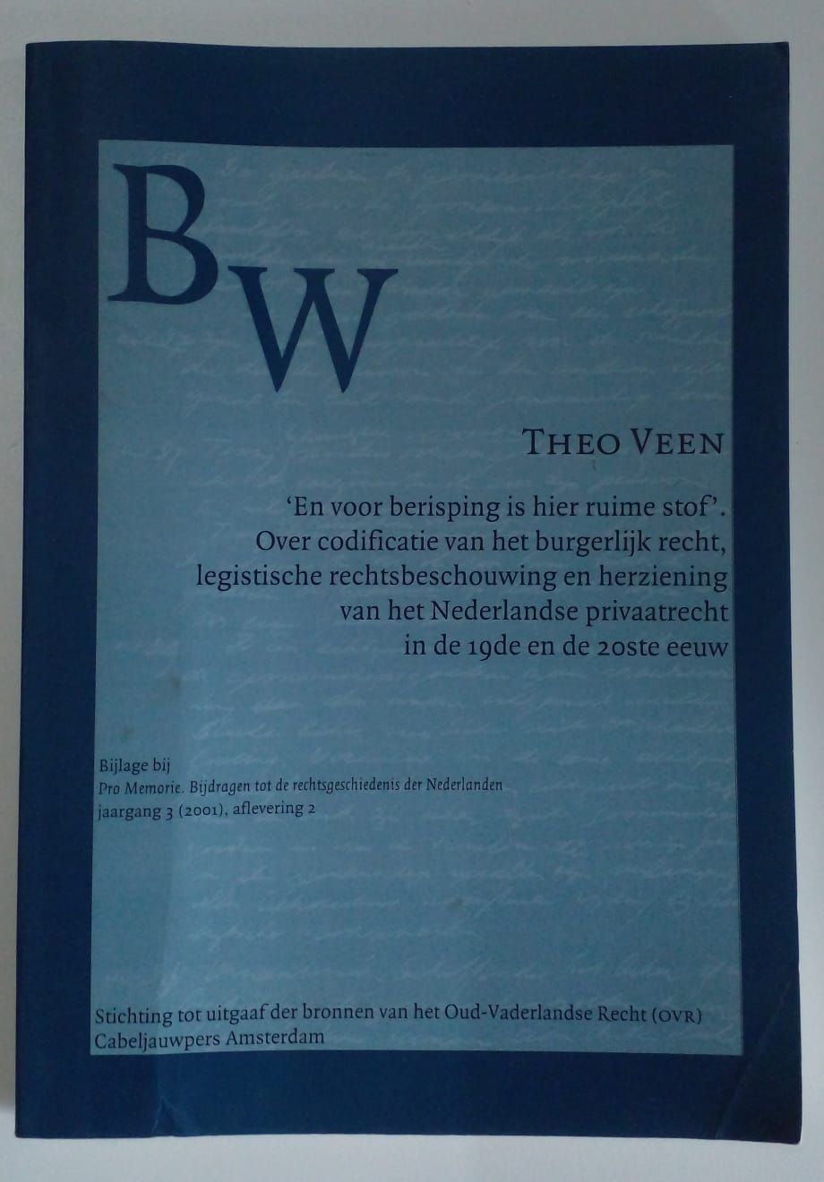 En voor berisping is hier ruime stof 50