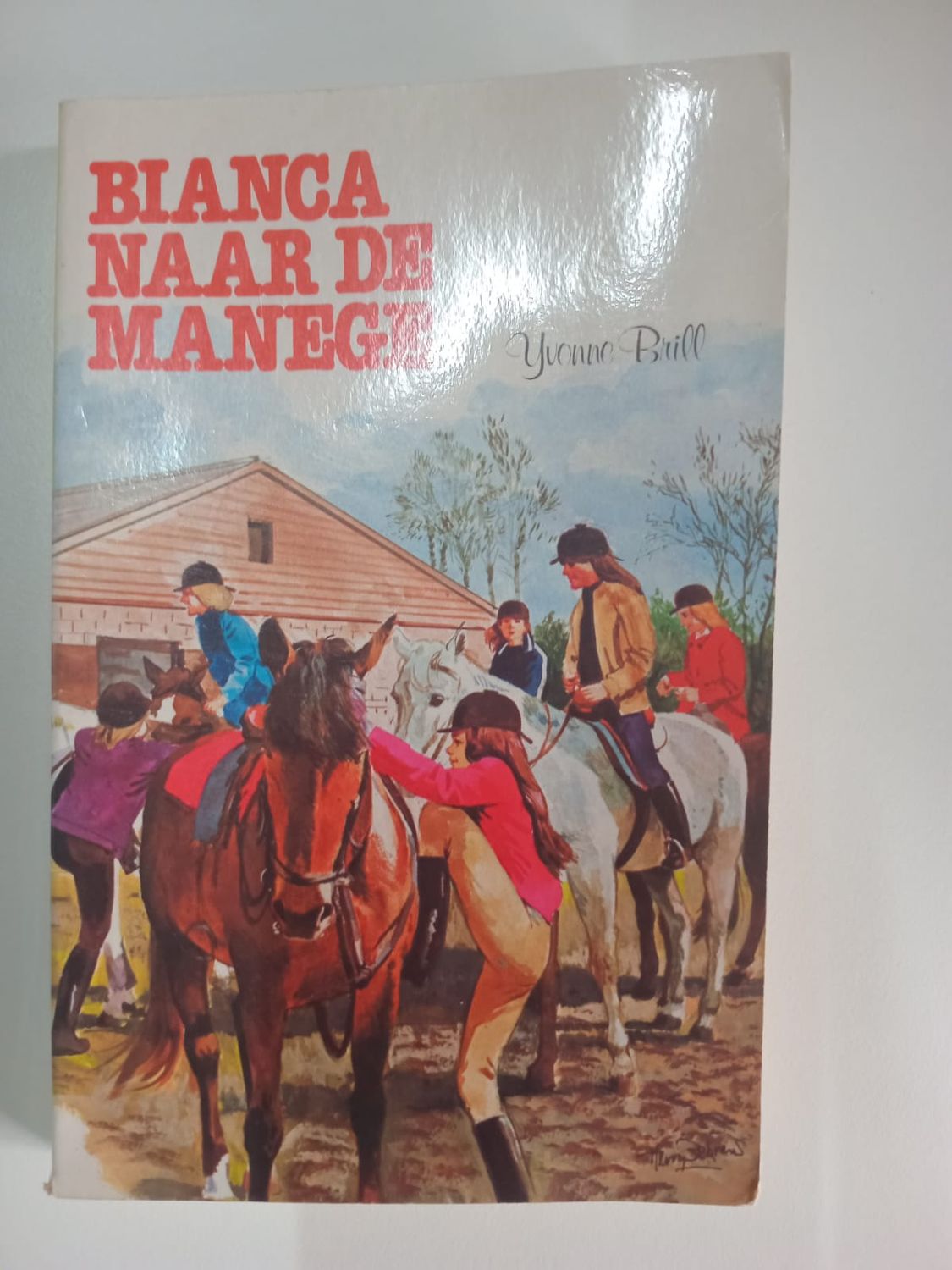 Bianca naar de manege 49