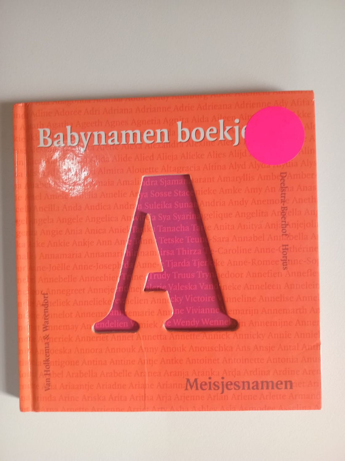 Babynamen boekje 66