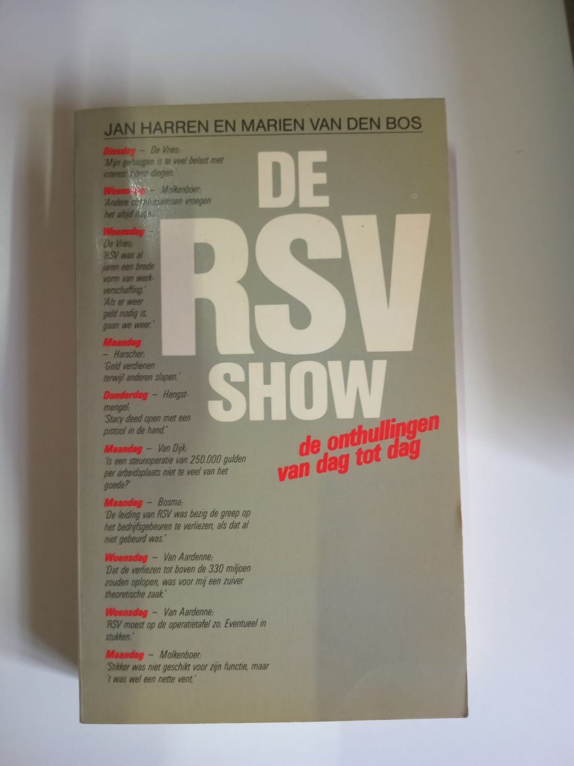 De RSV show 122