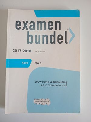 Examne bundel m&amp;o havo 116