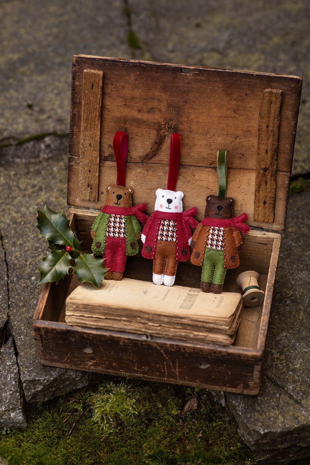 Bear Handmade Felt Decoration