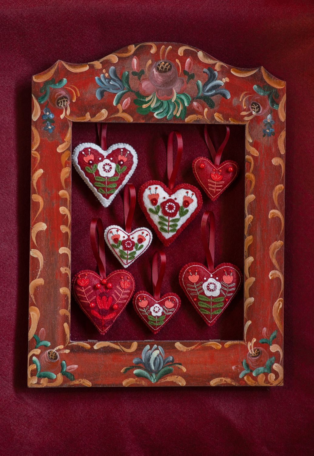 Heart Handmade Felt Decoration
